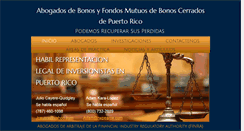 Desktop Screenshot of fondosdebonosdeubspuertorico.com